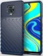 Xiaomi Note 9S / Note 9 Pro Twill Thunder Texture Back Cover Blauw afbeelding 1