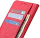 Xiaomi Redmi Note 9 Lychee Portemonnee Hoesje Rood afbeelding 11