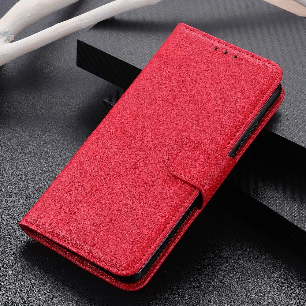 Xiaomi Redmi Note 9 Lychee Portemonnee Hoesje Rood afbeelding 6