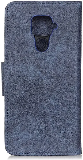 Xiaomi Redmi Note 9 Lychee Portemonnee Hoesje Blauw afbeelding 6