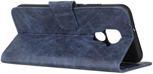 Xiaomi Redmi Note 9 Lychee Portemonnee Hoesje Blauw afbeelding 7