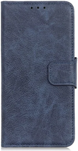 Xiaomi Redmi Note 9 Lychee Portemonnee Hoesje Blauw afbeelding 2