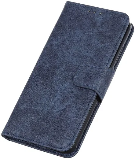 Xiaomi Redmi Note 9 Lychee Portemonnee Hoesje Blauw afbeelding 9