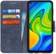 Xiaomi Redmi Note 9 Lychee Portemonnee Hoesje Blauw afbeelding 1