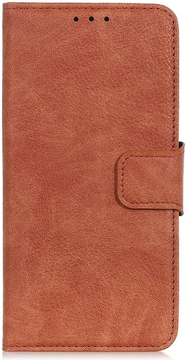 Xiaomi Redmi Note 9 Lychee Portemonnee Hoesje Bruin afbeelding 2