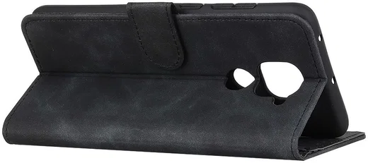 KHAZNEH Xiaomi Redmi Note 9 Hoesje Retro Wallet Book Case Zwart afbeelding 6