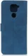 KHAZNEH Xiaomi Redmi Note 9 Hoesje Retro Wallet Book Case Blauw afbeelding 3