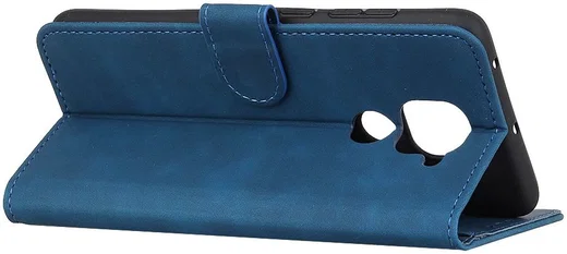 KHAZNEH Xiaomi Redmi Note 9 Hoesje Retro Wallet Book Case Blauw afbeelding 6