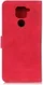 KHAZNEH Xiaomi Redmi Note 9 Hoesje Retro Wallet Book Case Rood afbeelding 3