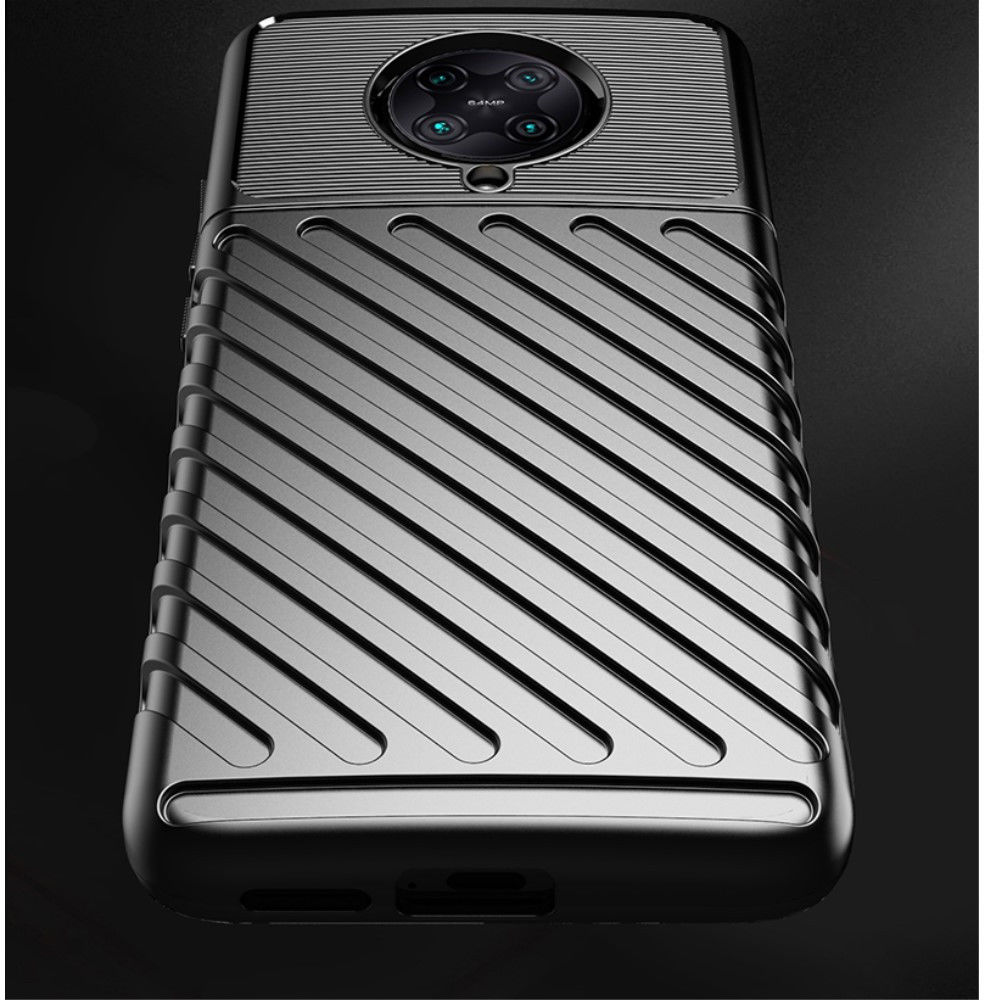 Xiaomi Poco F2 Pro Twill Thunder Texture Back Cover Blauw afbeelding 9