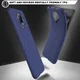 Xiaomi Poco F2 Pro Hoesje Twill Slim Texture Back Cover Blauw afbeelding 2