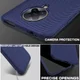 Xiaomi Poco F2 Pro Hoesje Twill Slim Texture Back Cover Blauw afbeelding 4