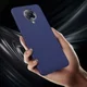 Xiaomi Poco F2 Pro Hoesje Twill Slim Texture Back Cover Blauw afbeelding 5