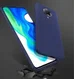 Xiaomi Poco F2 Pro Hoesje Twill Slim Texture Back Cover Blauw afbeelding 6