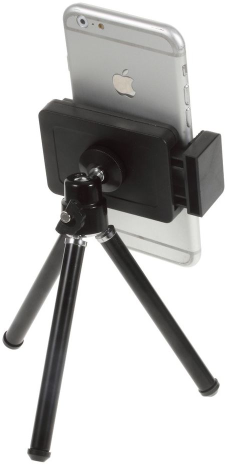 2-in-1 Smartphone Tripod en Selfie Stick Zwart afbeelding 3