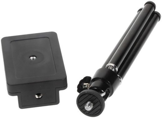 2-in-1 Smartphone Tripod en Selfie Stick Zwart afbeelding 4