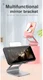 Universele Multifunctionele Smartphone Stand Met Spiegel Grijs afbeelding 5