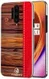 OnePlus 8 Pro Back Cover Hout Textuur Rood afbeelding 1