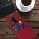 OnePlus 8 Pro Hoesje Back Cover met Kaarthouder Rood afbeelding 4