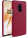 OnePlus 8 Pro Stof Hard Back Cover Rood afbeelding 1