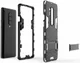 OnePlus 8 Pro Hoesje Shock Proof Back Cover Met Kickstand Zwart afbeelding 3