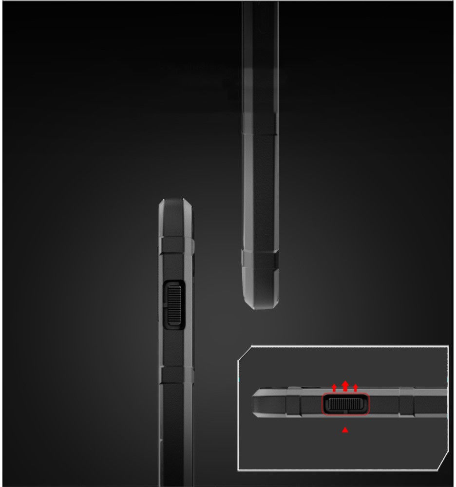 OnePlus 8 Pro Hoesje Shock Proof Rugged Shield Blauw afbeelding 7