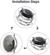 Samsung Galaxy Watch Active 2 40MM Hoesje Flexibel TPU Zilver afbeelding 5