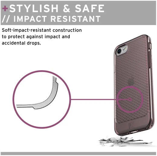 U By UAG Lucent Series Apple iPhone SE (2020/2022) Hoesje Roze afbeelding 6