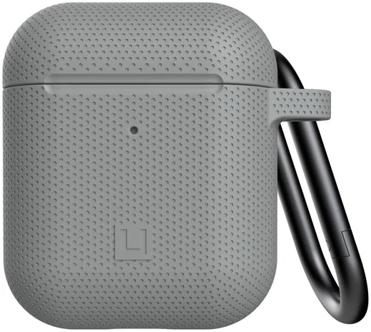 U by Urban Armor Gear Apple AirPods Siliconen Hoesje Grijs afbeelding 1
