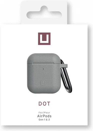 U by Urban Armor Gear Apple AirPods Siliconen Hoesje Grijs afbeelding 10