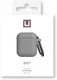 U by Urban Armor Gear Apple AirPods Siliconen Hoesje Grijs afbeelding 10