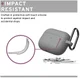 U by Urban Armor Gear Apple AirPods Siliconen Hoesje Grijs afbeelding 8