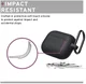U by Urban Armor Gear Apple AirPods Siliconen Hoesje Zwart afbeelding 6