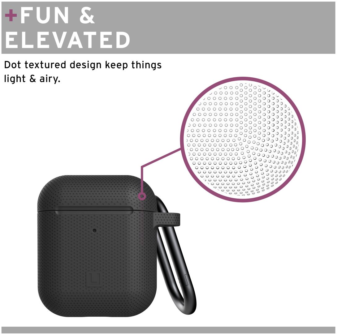U by Urban Armor Gear Apple AirPods Siliconen Hoesje Zwart afbeelding 7