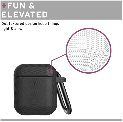 U by Urban Armor Gear Apple AirPods Siliconen Hoesje Zwart afbeelding 7