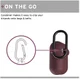 U by Urban Armor Gear Apple AirPods Siliconen Hoesje Paars afbeelding 9