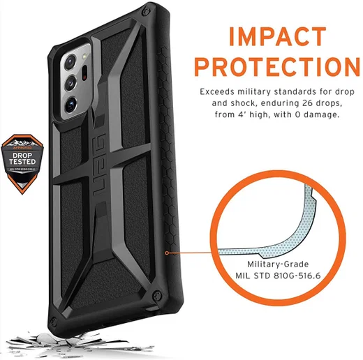 Urban Armor Gear Monarch Samsung Galaxy Note 20 Hoesje Black afbeelding 8