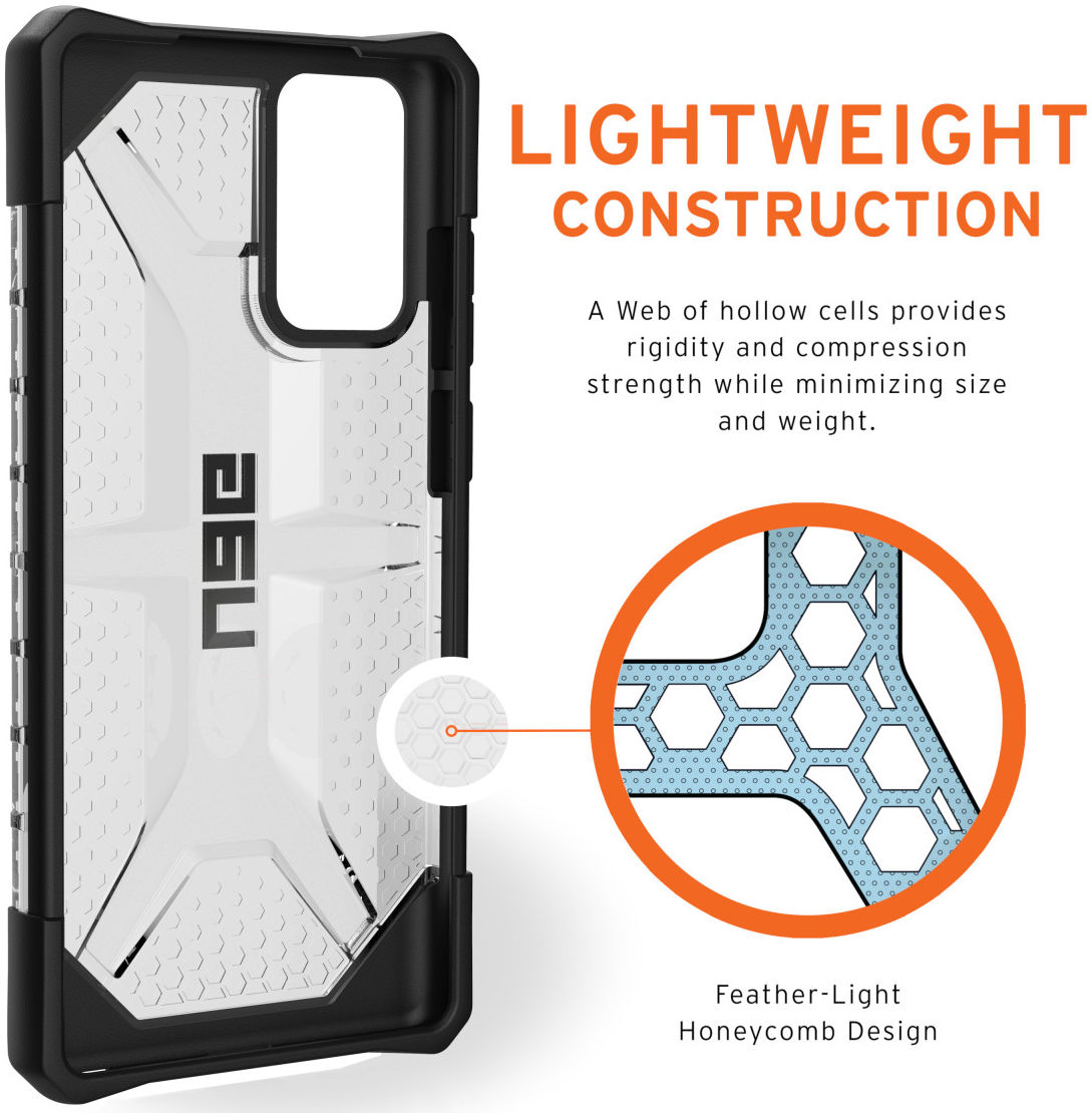 Urban Armor Gear Plasma Hoesje Samsung Galaxy Note 20 Ice afbeelding 6