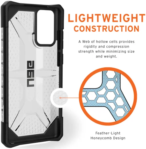 Urban Armor Gear Plasma Hoesje Samsung Galaxy Note 20 Ice afbeelding 6