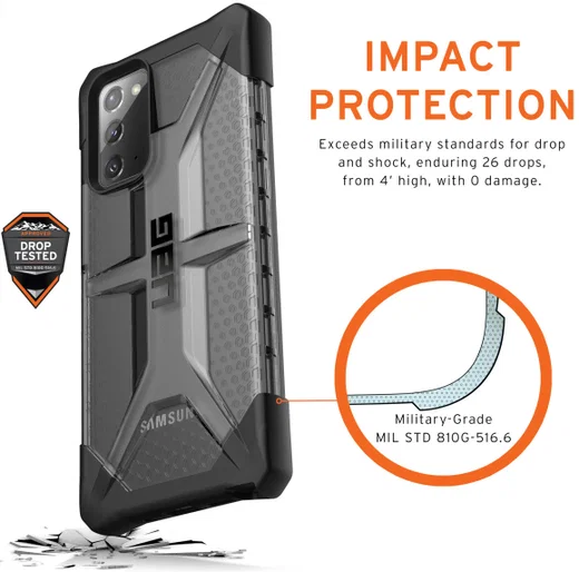 Urban Armor Gear Plasma Hoesje Samsung Galaxy Note 20 Ice afbeelding 7