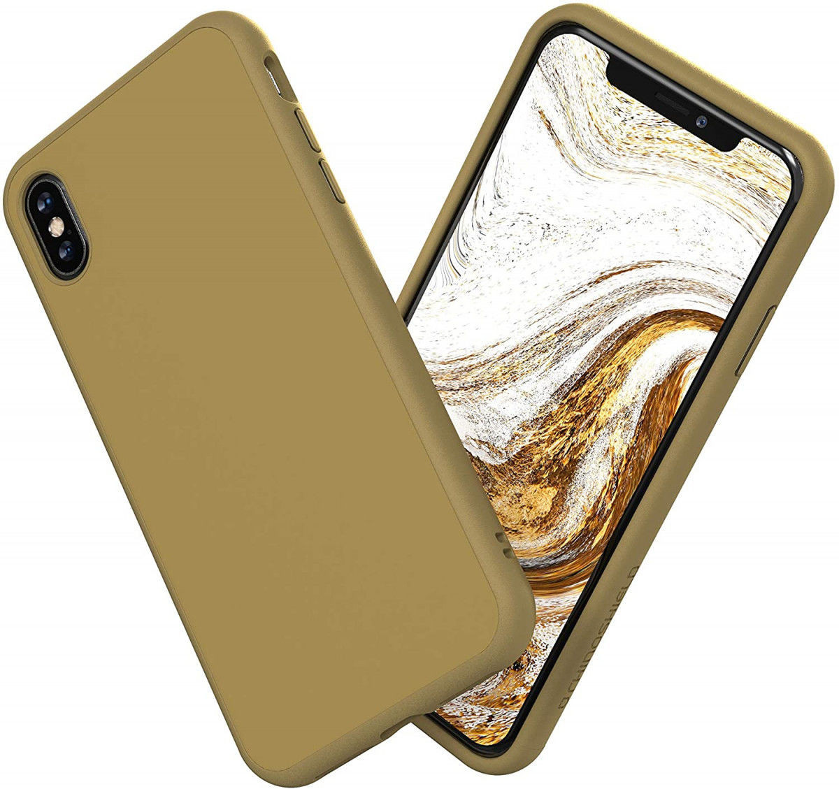 RhinoShield SolidSuit Classic iPhone X Hoesje Beige afbeelding 2