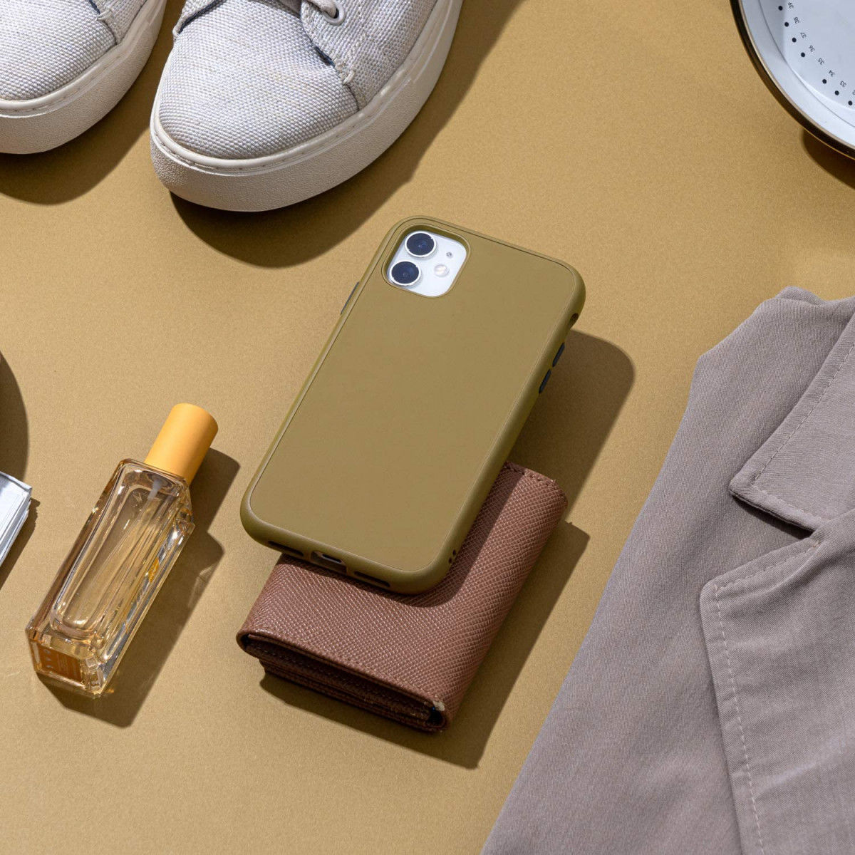 RhinoShield SolidSuit Classic iPhone X Hoesje Beige afbeelding 3