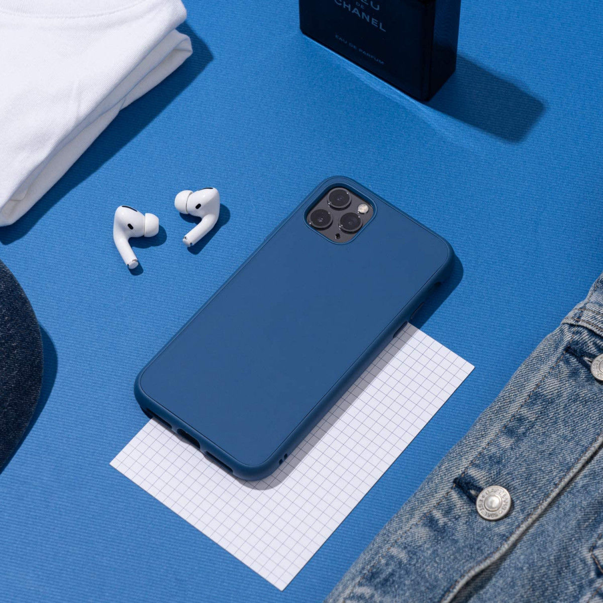 RhinoShield SolidSuit Classic iPhone X Hoesje Blauw afbeelding 3