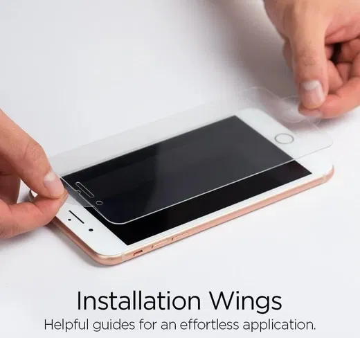 Spigen Glas.tR Tempered Glass Apple iPhone 7 / 8 / SE 2020 / 2022 afbeelding 2