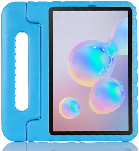 Samsung Galaxy S6 Lite Kinder Tablethoes met Handvat Blauw afbeelding 1
