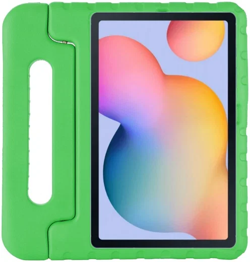 Samsung Galaxy Tab S6 Lite Kinder Tablethoes met Handvat Groen afbeelding 1