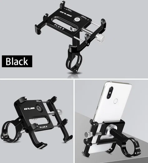 GUB Plus 9 Universele Draaibare Fiets Telefoonhouder Smartphones Zwart afbeelding 2