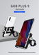 GUB Plus 9 Universele Draaibare Fiets Telefoonhouder Smartphones Rood afbeelding 10