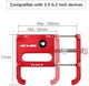 GUB Plus 9 Universele Draaibare Fiets Telefoonhouder Smartphones Rood afbeelding 7