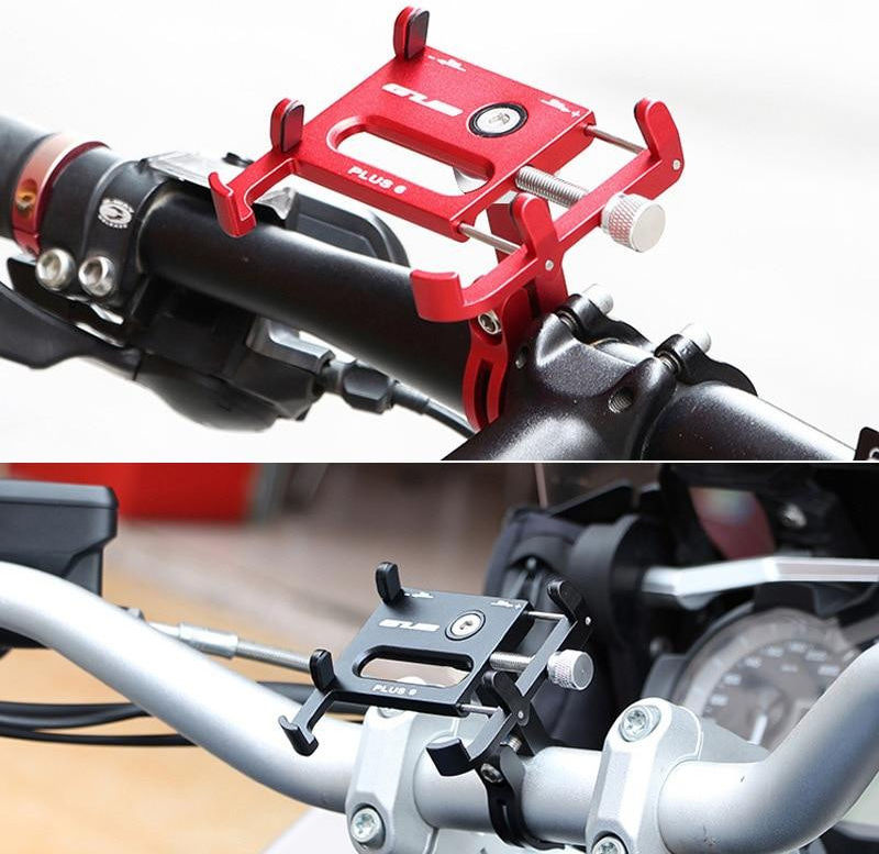 GUB Plus 9 Universele Draaibare Fiets Telefoonhouder Smartphones Rood afbeelding 3